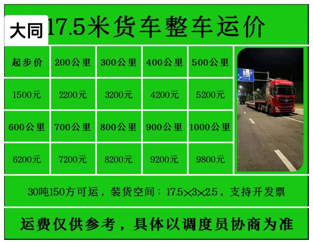 大同火车货运太原能向全省各地发物流吗？
